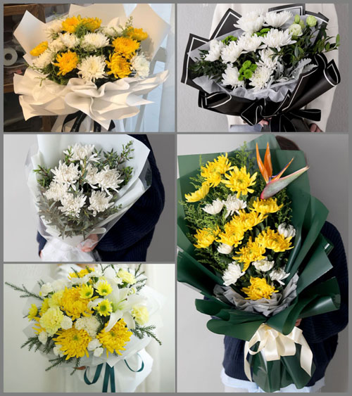 西藏日喀则市昂仁县卡嘎镇白事花束代送